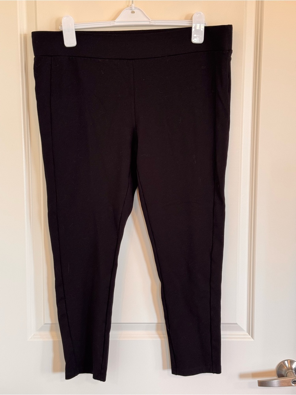 LOFT Black Slim Ponte Leggings Size XL